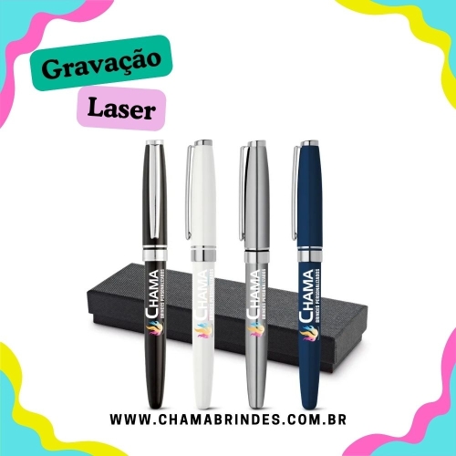 BERN. Roller em metal com escrita em preto-91428