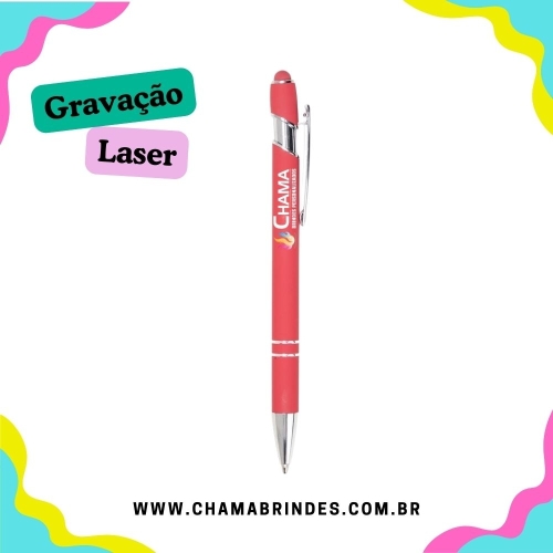 Caneta Emborrachada Touch -14715