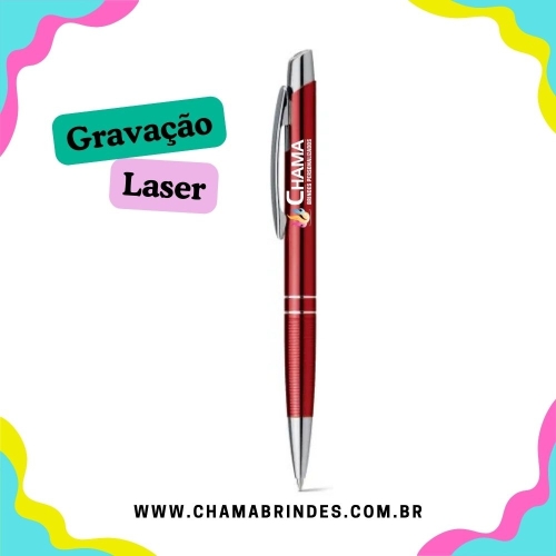 MARIETA METALLIC. Esferográfica em alumínio com escrita em azul-81188