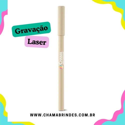 RECICLA. Esferográfica em papel kraft com tampa em papel kraft-91290