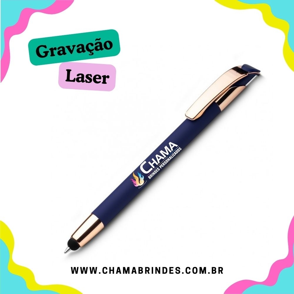 Caneta Alumínio Touch Screen-15008