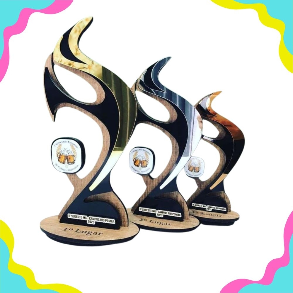 Troféu Acrílico espelhado-25003