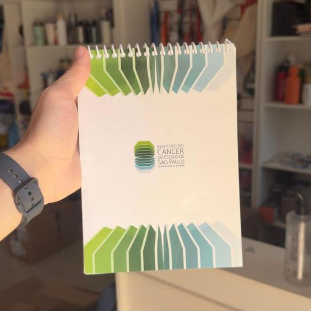 Bloco Espiral Capa 170 g couche 4x0 milo 4x0 - 75 g