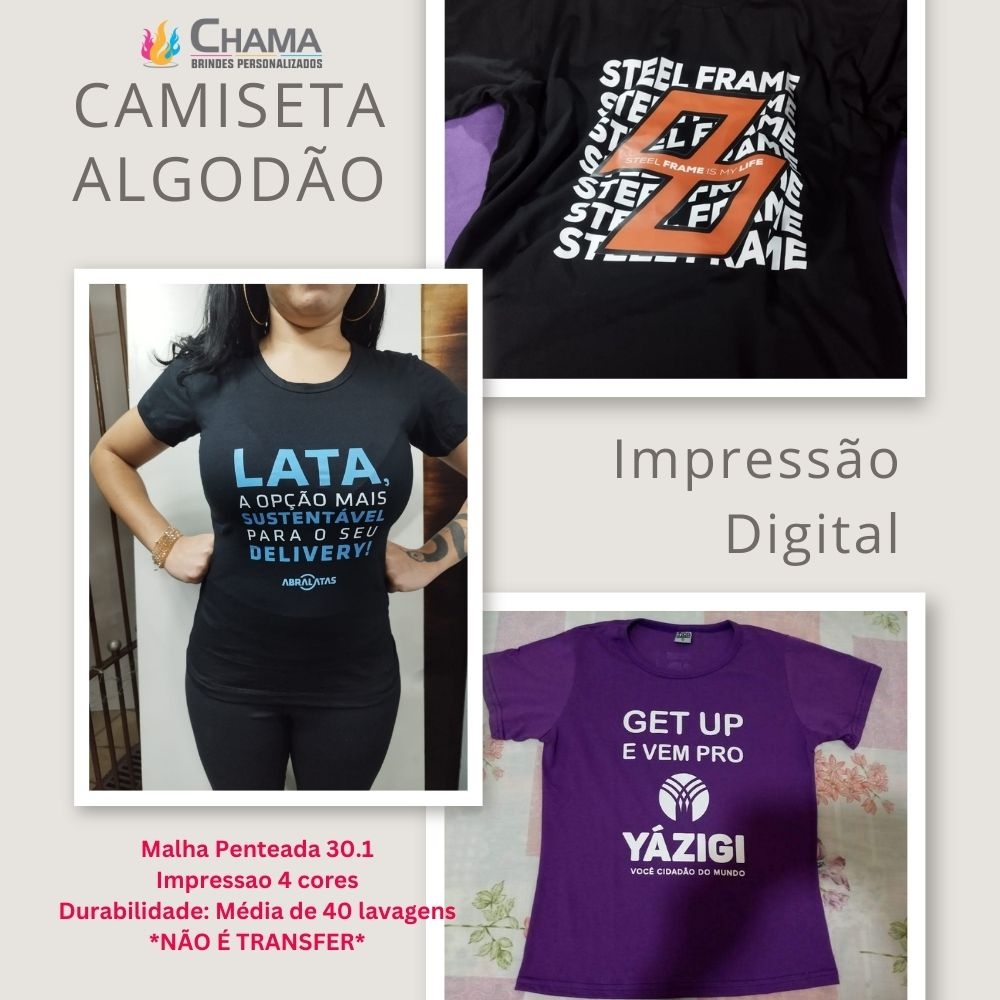GOIABA. Camiseta unissex de corte regular