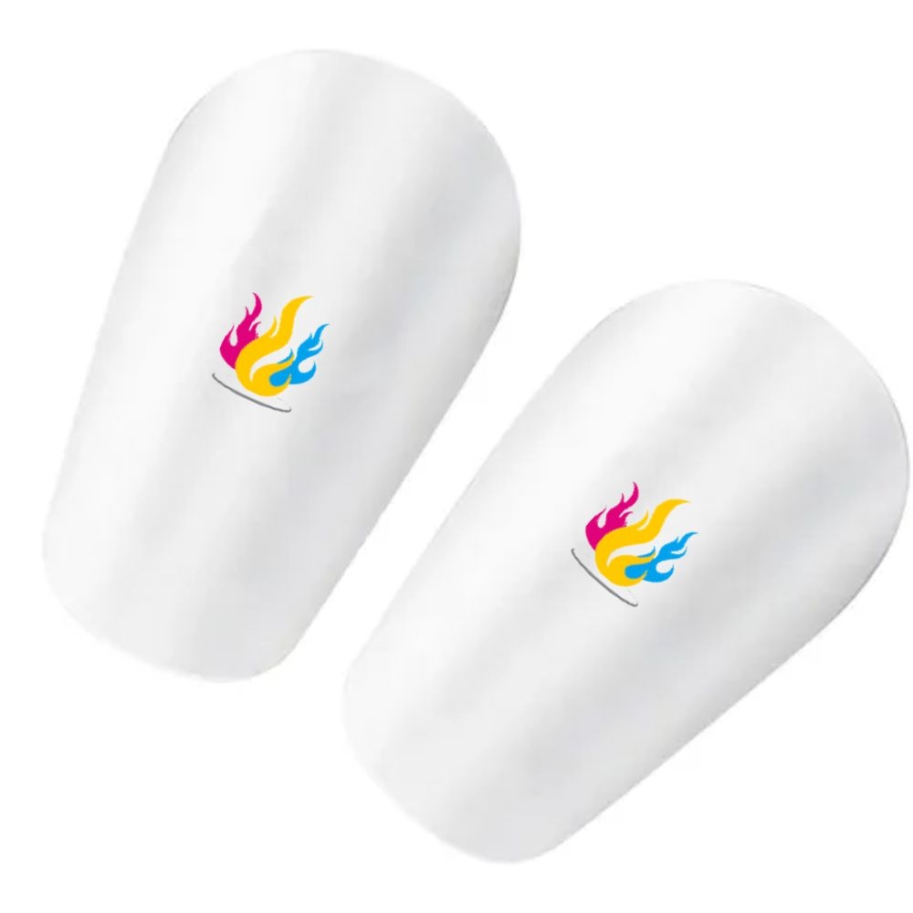 Caneleira de Futebol, par de Caneleiras para Adultos e Crianças