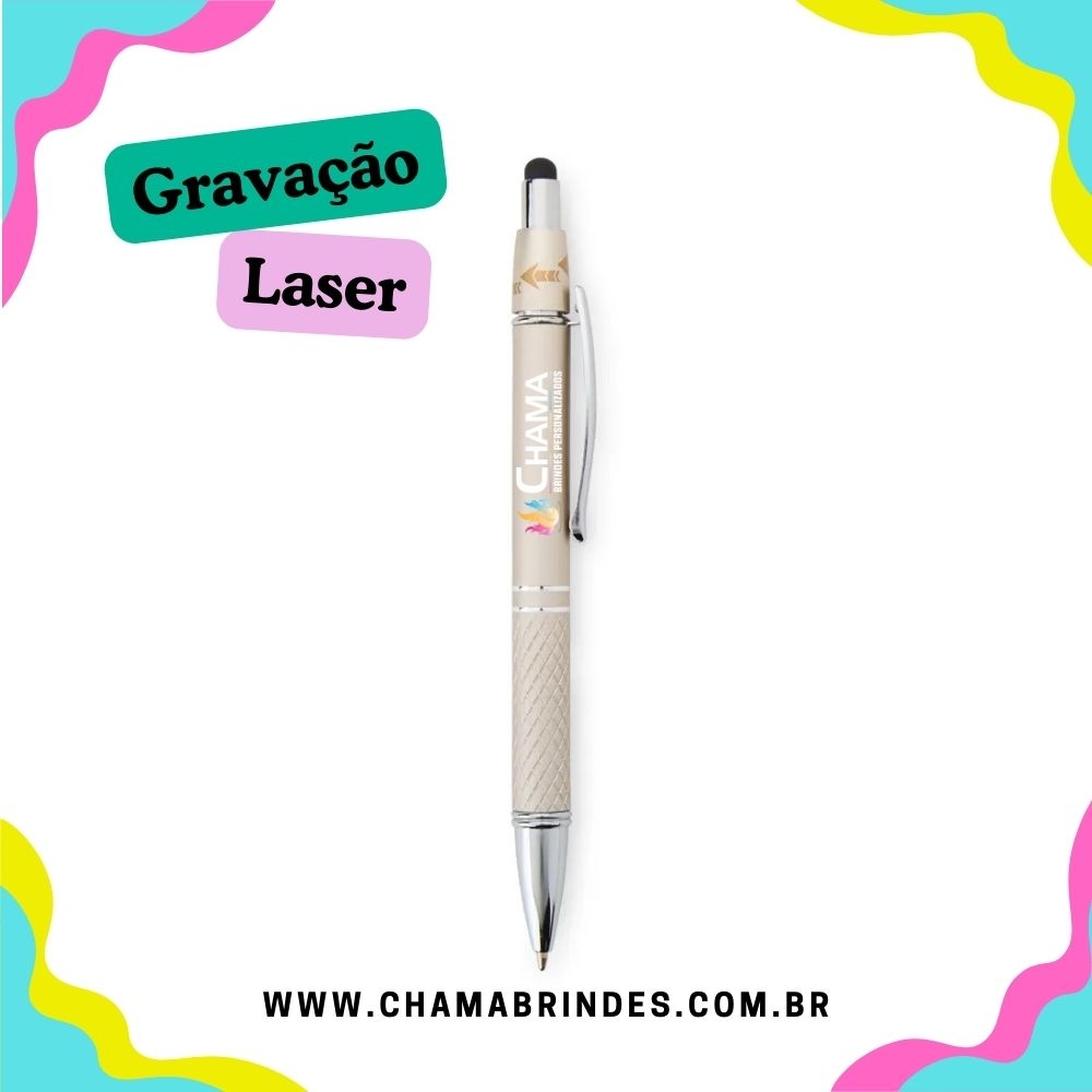 Caneta Metal Touch Antiestresse