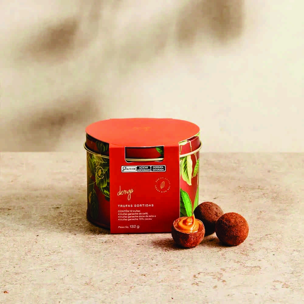 Lata de Trufas Intensa, Doce de Leite, Café | 132g - Lata de Trufas Intensa, Doce de Leite, Café | 1