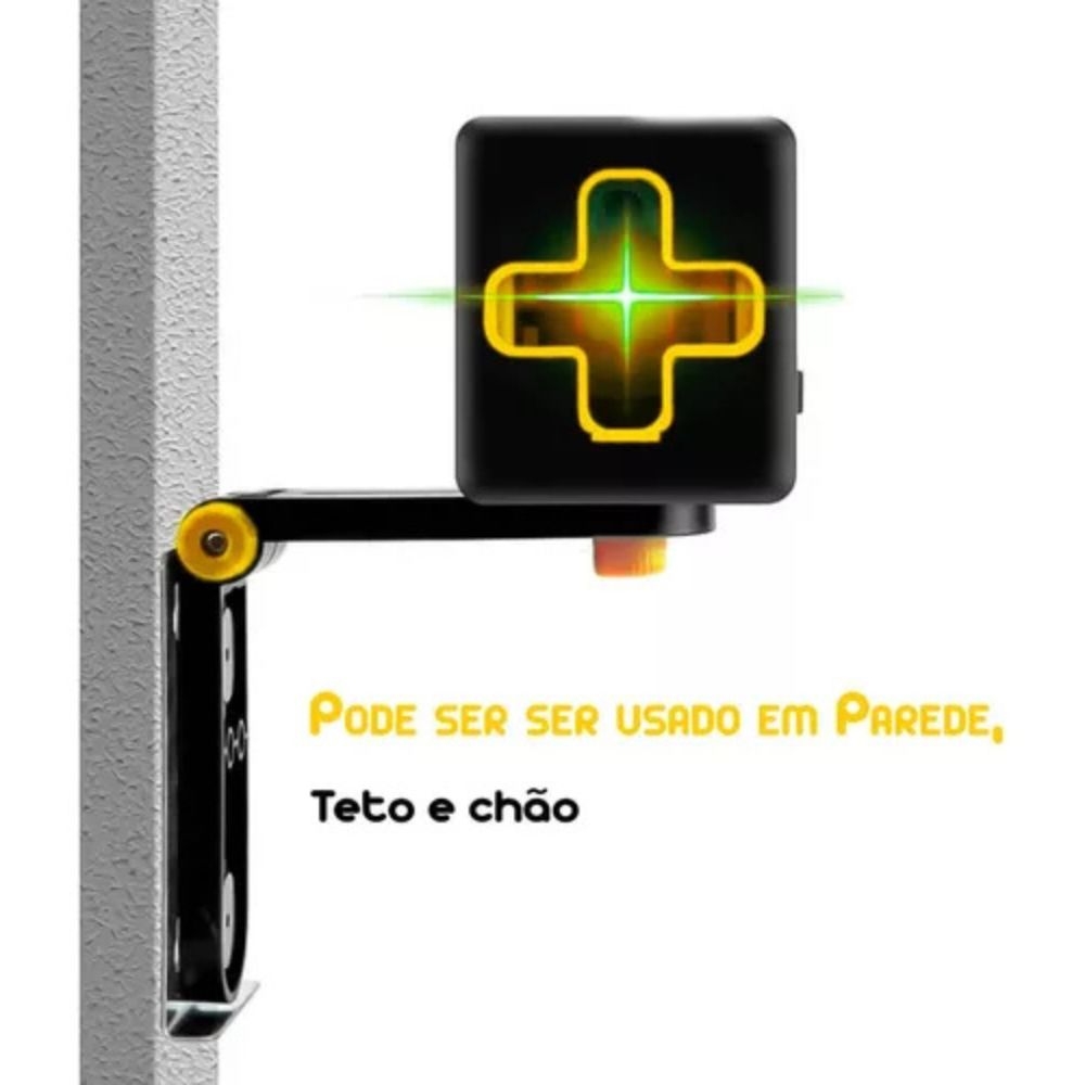 Nível A Laser Com Autonivelamento- 2 Linhas - Alcance 20m