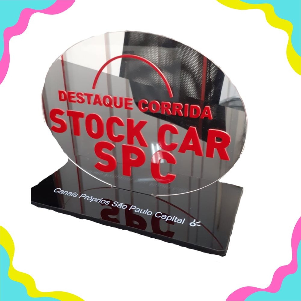 Troféu Acrílico stoc